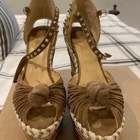 Christian Louboutin Madcarina Wedge Heels - Picture 9 of 9